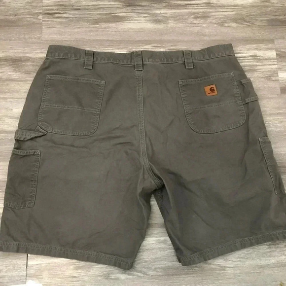 Carhartt B147 - Loose Fit Canvas Utility Work Short - 10 Inch Size 46 - Picture 8 of 9